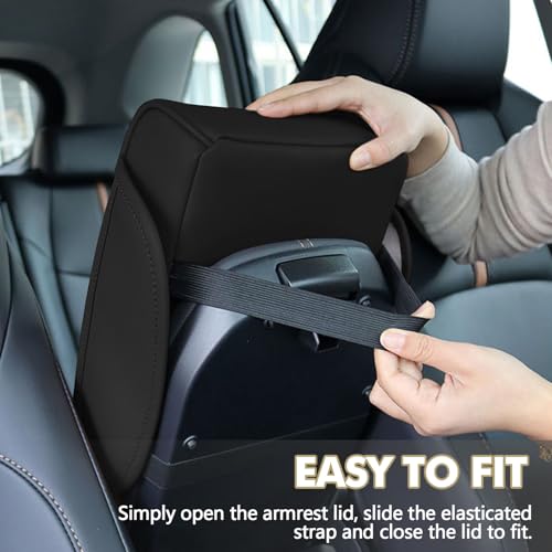 Car Center Console Cover (Black)