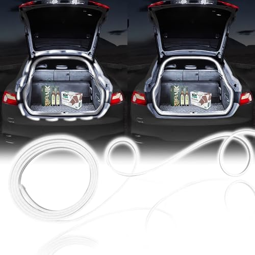 Upgrade Dynamic Flowing Car LED Trunk Light Strip (White / Dynamic Flowing-158 In.)