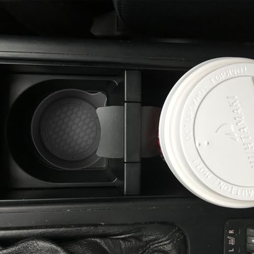 2 PCS Car Cup Coasters (Black*2PCS / No Diamonds)