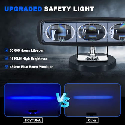 LED Blue Line Forklift Safety Light for Warehouse Hazard Warning (Blue)