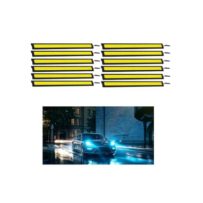 12PCS Car LED Interior Light Bar (Ice Blue)