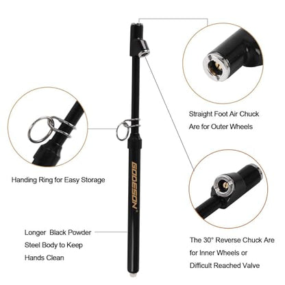 Dual Head Tire Pressure Gauge (2 pack)