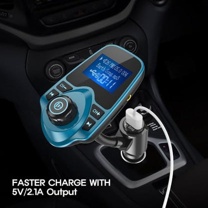 Bluetooth 5.4 Car Adapter (Blue)