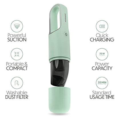 Vacuum Cleaner for Dust (Mint Green)