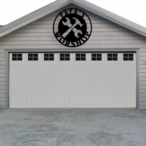 Personalized Papa's Workshop Metal Sign (Design 8)