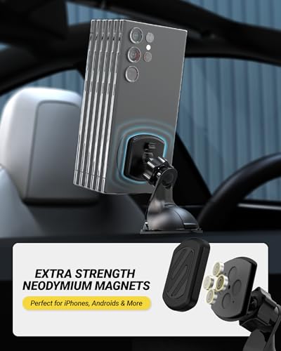 Extra Strength Suction Cup Phone Mount (Extra Strength - Window / Dash Suction / 1 Pack)