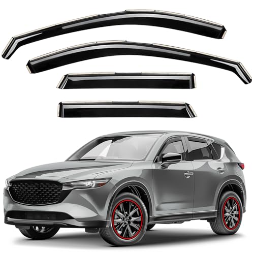Window Deflectors Smoke Tinted In (For CX-5 17-25)