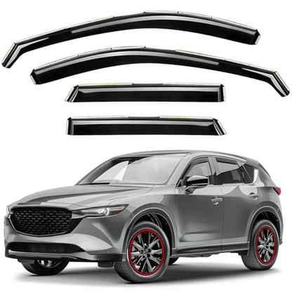 Window Deflectors Smoke Tinted In (For CX-5 17-25)