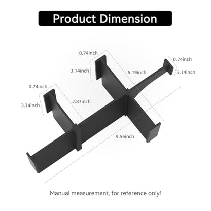 Center Console Dividers for Toyota RAV4 2026 ABS Interior Accessories Armrest Box Insert Storage Dividers Black (26RAV4 A-Divider)