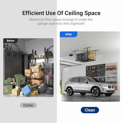 3x4ft Overhead Garage Storage Rack (3x4 ft)