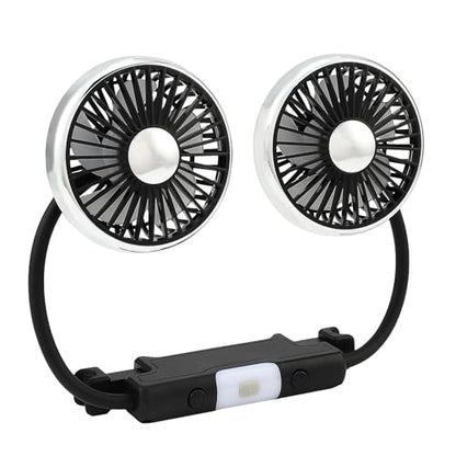 USB Dual Head Car Fan