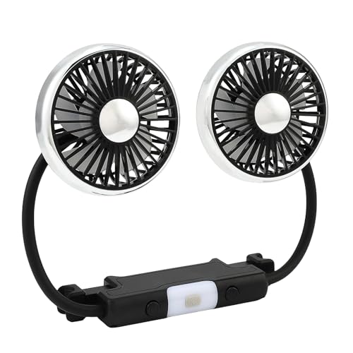 Dual Head Car Cooling Fan for Back Seat