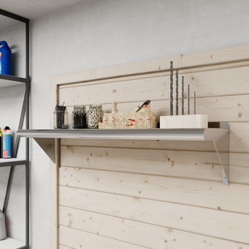 10 in. x 36 in. Stainless Steel Wall Mount Shelf (10 in. x 36 in.)