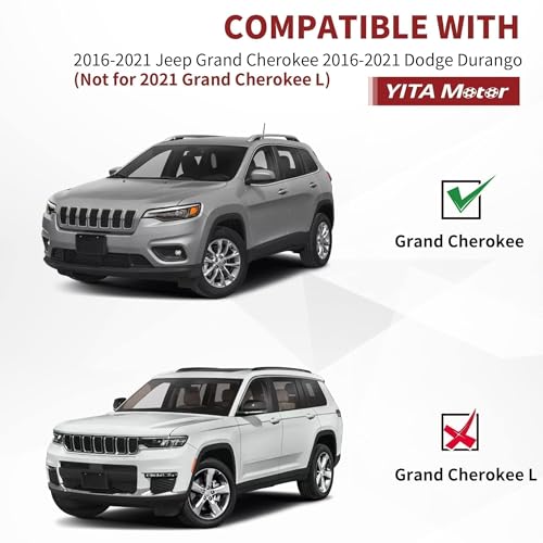 All Weather Floor Mats for 2022 Jeep Grand Cherokee WK (16-21 1st & 2nd Row)