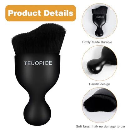 Car Detailing Brush for Interior Dusting and Air Vents (black)