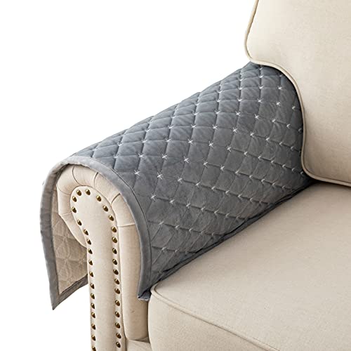 Armrest Covers (28''x28''/Square / Light Gray)