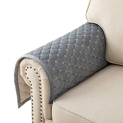 Armrest Covers (28''x28''/Square / Light Gray)