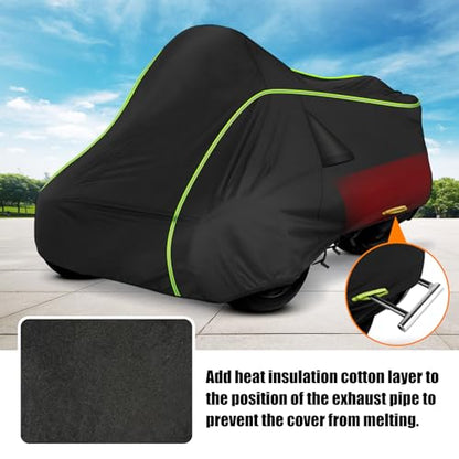 for Can Am Spyder RT Full Cover 2010 (Black / for Can-Am Spyder RT 2010-2019)