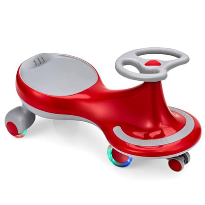 Wiggle Car 2 in 1 Swing Car for Kids (Red)