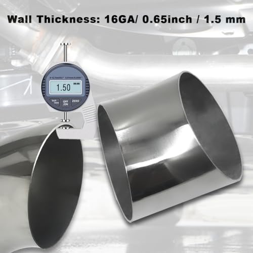 OD 3.5 inch 45 degree exhaust elbow Pipe (3.5")