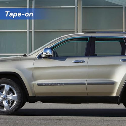 Window Visors Rain Guards for 2011 (2011-2021 Jeep Grand Cherokee)