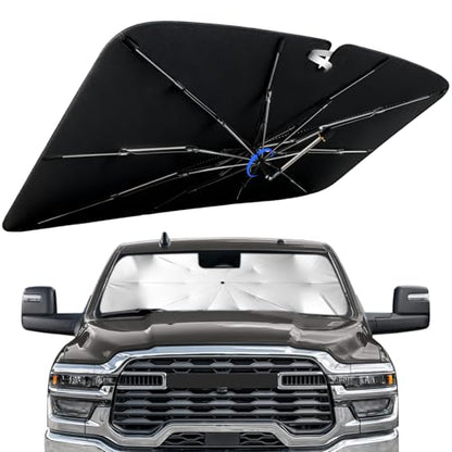 Windshield Sunshade for Dodge RAM 1500 (Fit for Dodge RAM 1500 / 2500 2013-2026)