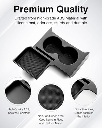 Maverick Cup Holder Insert Center Console Organizer for 2022 2023 2024 2025 Ford Maverick Accessories