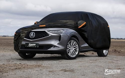 7 Layers Waterproof SUV Car Cover for Acura MDX 2001 (PE-Black / Custom Fit ACURA MDX)