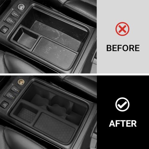 Car Cup Holder Compatible with Honda 2015 2016 CRV Accessories Silicone Material OEM Style Inserts Center Console Organizer (for Honda 2015-2016 CR-V)