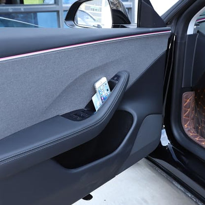 Door Side Storage Box for Tesla Model 3 Highland 2024 (Door Storage Box_Front Door_ABS)