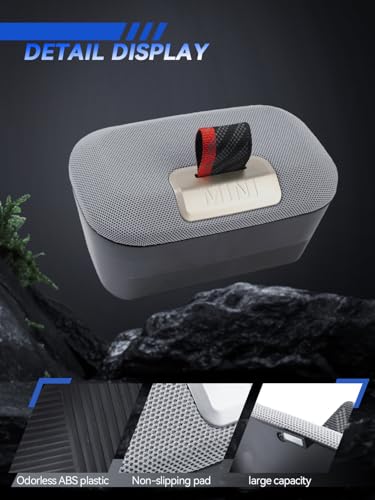 for Mini Cooper Center Console Organizer 2025 2026 Mini Cooper [F65 F66 Gas Version Only] Accessories Armrest Tray Middle Storage Box Insert Container Durable ABS Plastic (for 2025 2026 Mini Cooper)