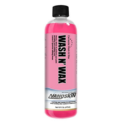 WASH N' WAX with Carnauba Wax Protection for Cars (16 Fl Oz (Pack of 1))