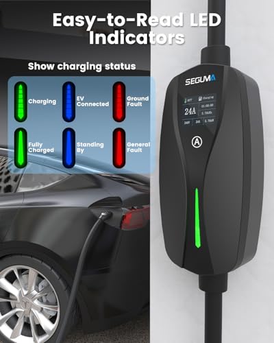 Level 2 EV Charger for Tesla (NEMA 14-30 Plug (Tesla))