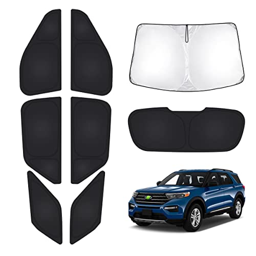 Windshield Sun Shade for Ford Explorer 2020 (Window Shades for Ford Explorer 20-25)