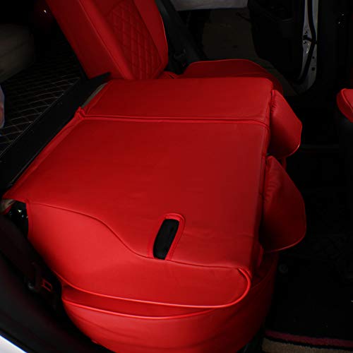 Car Accord & Hybrid Seat Covers 2018 (Red / 2018-2022 Accord & Hybrid;Rear 40/60 Split)