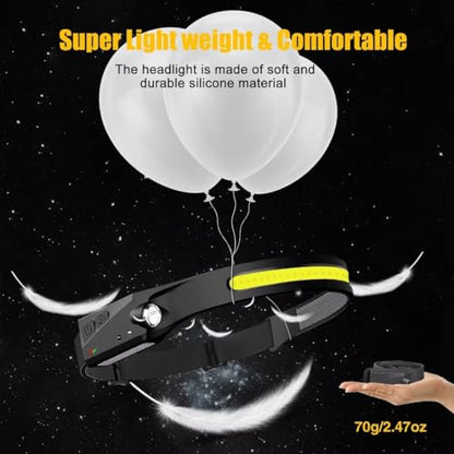 Headlamp Rechargeable 3PCS (3 Pack)