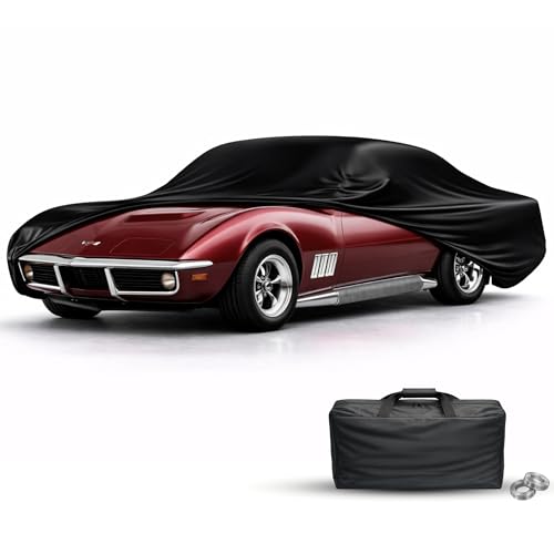 Corvette Car Cover for C3 (Black Satin (Indoor) / C3 (1968–1982))