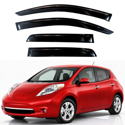 Window Visors Compatible with Nissan Leaf 2010 (2010-2017 Leaf)