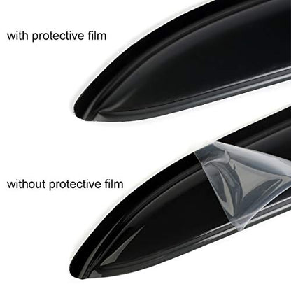 Window Visors Rain Guards for 02 (2002-2010 Ford Explorer(Dark Smoke))