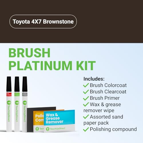 Car Paint Touch Up Brush Kit (Brush - Platinum Kit / Brownstone)