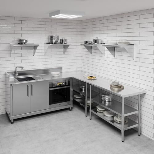 14 in. x 24 in. Stainless Steel Wall Mount Shelf (14 in. x 24 in.)