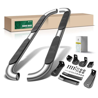 4 Inch Running Boards for Chevy & GMC (Chrome / Double Cab)