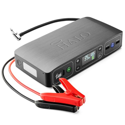 Bolt Air 58830 Portable Car Battery Jump Starter (Grey / Small Display)