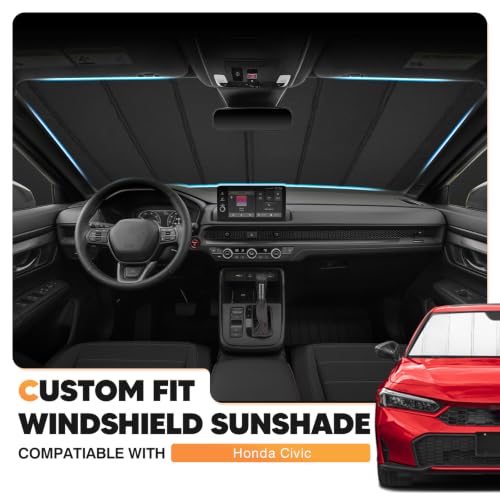 Windshield Sun Shade Compatible for Honda Civic 2022 (FOR | Thickened Honda Civic 2022-2026)