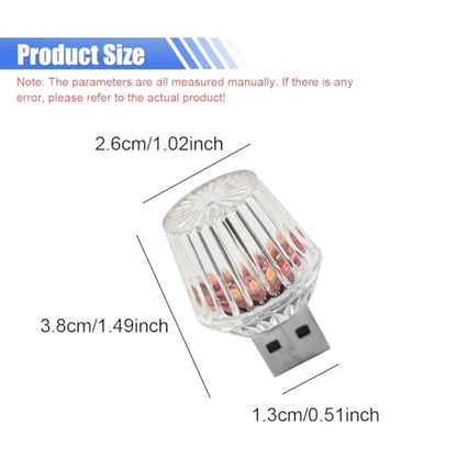 Car USB Night Light (Pink)