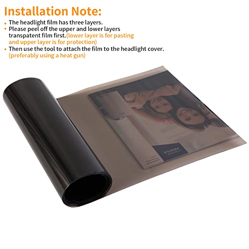 Smoked Tint Film for Car Headlight Taillight