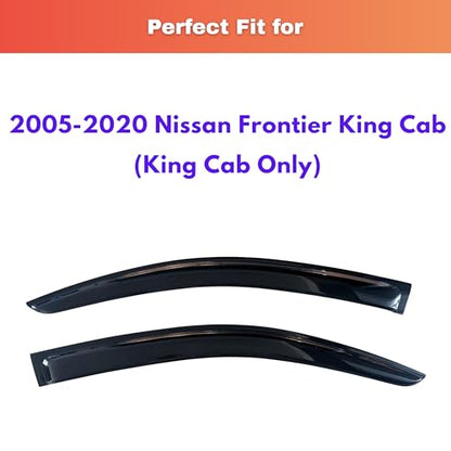 Rain Guards Fit for 2005 (2005-2020 Frontier King Cab)