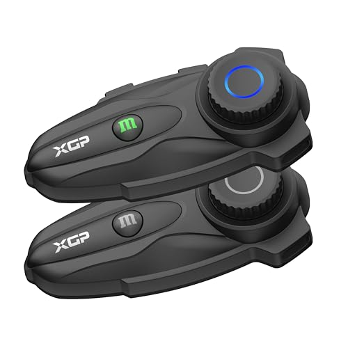 X10 10 Riders Group Mesh Motorcycle Intercom (Grey / X10 2 Unit)