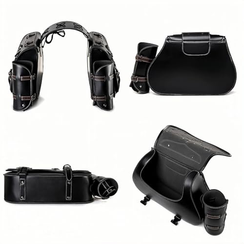 Motorcycle Saddlebags (Brown-1)