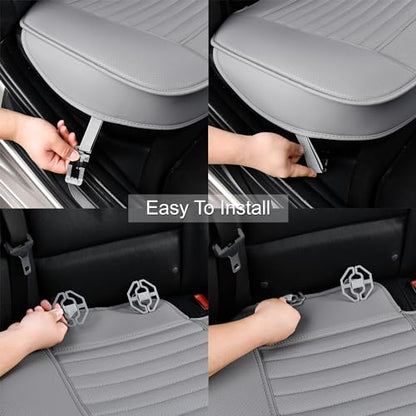 Back Seat Covers (Gray / 1x Rear Seat Covers)